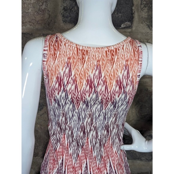 Sonoma Everyday Tank Top Woman's Size Small Ribbed Multi Colored Pattern - Picture 6 of 11